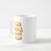 Groovyアンチソーシャルmomsクラブmommy retro おもしろい コーヒーマグカップ (正面左)