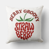 Groovyイチゴレトロ70sビベス クッション (裏面)