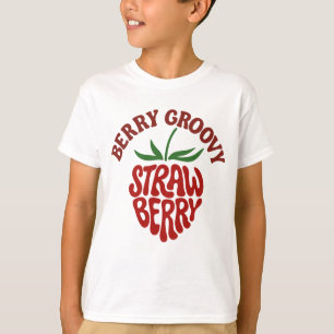 Groovyイチゴレトロ70sビベス Tシャツ