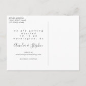 Groovyウェッカラフルディングの日付の写真を保存 ポストカード (裏面)