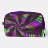 Groovyエネルギッシュカラフルなネオンフラクタルパターン ドップキット (正面)