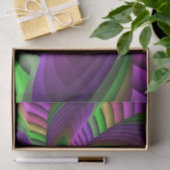 Groovyエネルギッシュカラフルなネオンフラクタルパターン 薄葉紙 (ギフト)