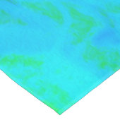Groovyカッコいい抽象芸術アクアリキッドアートスワール テーブルクロス (アングル)