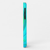 Groovyカッコいい抽象芸術アクアリキッドアートスワール Case-Mate iPhoneケース (裏面/左)