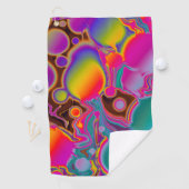 Groovyカラーバースト ゴルフタオル (インサイチュ)