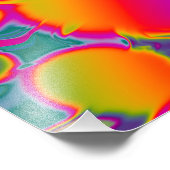 Groovyカラーバースト フォトプリント (角)