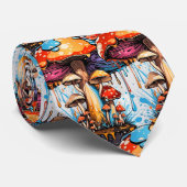 Groovyキノコのネクタイ – 芸術がエレガンスに出会う場所! ネクタイ (ロール)