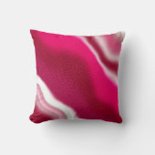 Groovyキャンデクールィー赤ピンクのクリスマスアクセント クッション (正面)