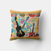 Groovyギタカラフルー クッション (裏面)