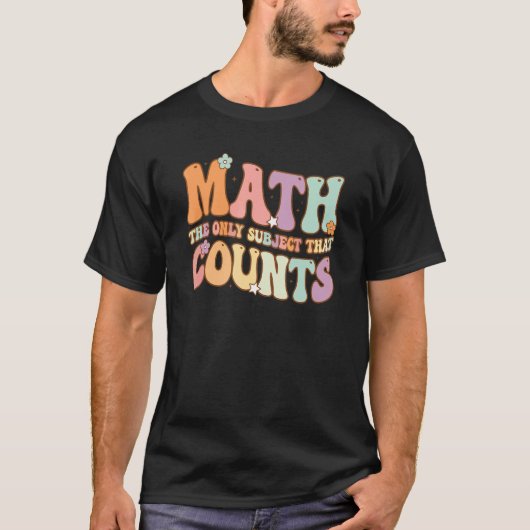 Groovyギーク数学おたくを数える唯一の主題 Tシャツ (正面)