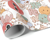 Groovyクリスマスライト12クリスマスプレゼントの日 ラッピングペーパー (ロールコーナー)