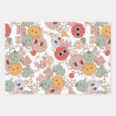 Groovyクリスマスラッピング紙 ラッピングペーパーシート (正面3)