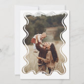 Groovyクリスマス70sクリスマスフォトカード シーズンカード (裏面)