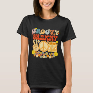 Groovyグラミーレトロマッチングファミリーベビーシャワーモ Tシャツ