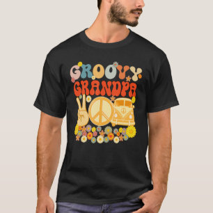 GroovyグランドパレトロマッチングファミリーベビーシャワーF Tシャツ