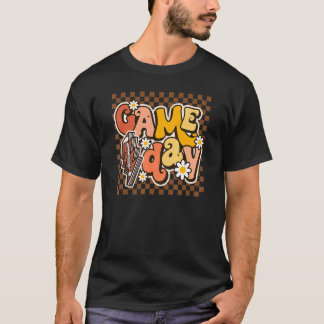 Groovyゲームデイサッカーシーズン男性の女性チームSp Tシャツ
