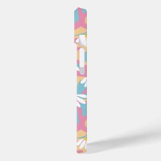 Groovyサイケデリックデイジーの花パーソナライズされた名 Case-Mate iPhoneケース (裏面 / 左)