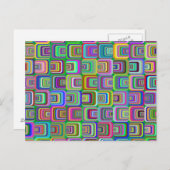 Groovyサイケデリック hippie-スタイルサンダー_Cove ポストカード (正面/裏面)