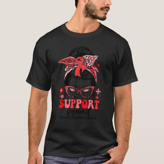 Groovyサポート分隊メッシーバン女性肺Emb Tシャツ (正面)