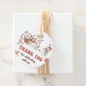 Groovyサンタクリスマスバースデーパーティーメッセージカード フェイバータグ (インサイチュ)