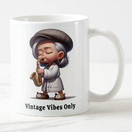 Groovyシニアの音楽レジェンズ コーヒーマグカップ