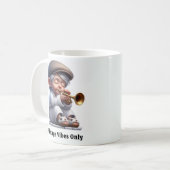 Groovyシニアの音楽レジェンズ コーヒーマグカップ (正面左)