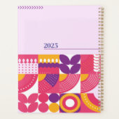 Groovyジオメトリプランナー: DIY パーソナライズされた Your プランナー手帳 (裏面)