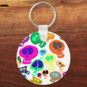 Groovyスカル キーホルダー (正面)