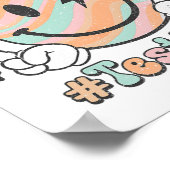 Groovyスマイル顔この得You Rock The Test Day ポスター (角)