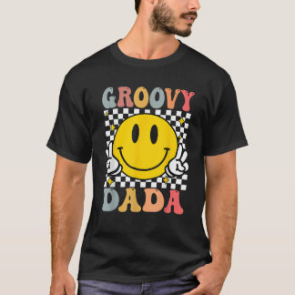 Groovyダダレトロパパマッチングファミリー1st誕生日 Tシャツ