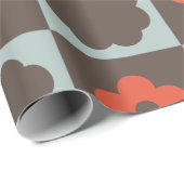 Groovyチガーリーェッカーボード、Y2Kラッピング ラッピングペーパー (ロールコーナー)