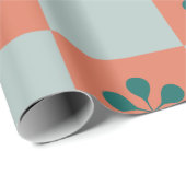 Groovyチガーリーェッカーボード、Y2Kラッピング ラッピングペーパー (ロールコーナー)