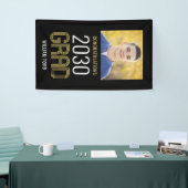 Groovyチャーム編集可能カラー卒業バナー 横断幕 (トレードショー)