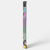 Groovyデイジードリーム – パインタリーハンドドローフローラ samsung galaxyケース (左側面)