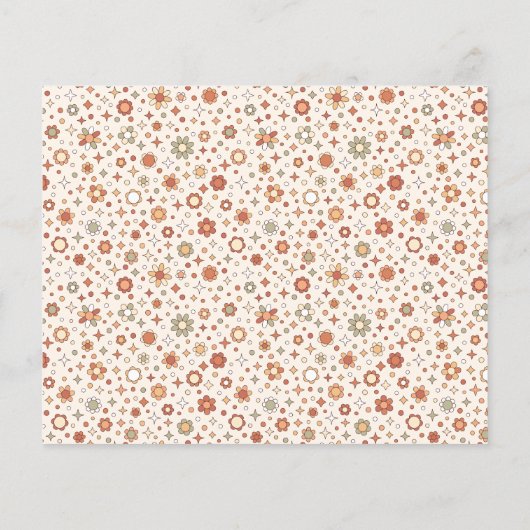 Groovyデイジーフォトレッツパーティーバジェットガール誕生日 (裏面)