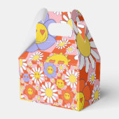 Groovyデイジーフローラチェッカーボード, Y2K 90s フェイバーボックス (正面サイド)