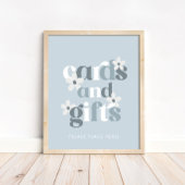 Groovyデイジーモダンボホ誕生日カード&ギフト ポスター