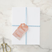 Groovyデイジー誕生日サンキューラベル ギフトタグ (より糸付き)