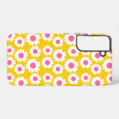 Groovyデイジー Samsung Galaxyケース (裏面横)