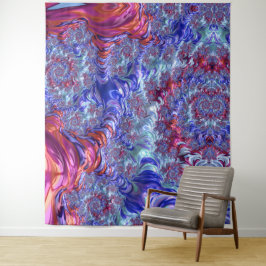 Groovyデジタカラフルルトリップ（幻覚体験）のような抽象芸術フラクタル タペストリー