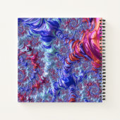 Groovyデジタカラフルルトリップ(幻覚体験)のような抽象芸術フラクタル ノートブック (裏面)