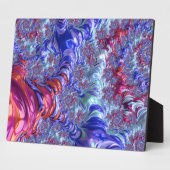 Groovyデジタカラフルルトリップ(幻覚体験)のような抽象芸術フラクタル フォトプラーク (側面)