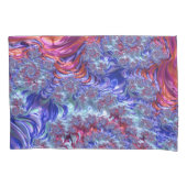 Groovyデジタカラフルルトリップ(幻覚体験)のような抽象芸術フラクタル 枕カバー (正面左)