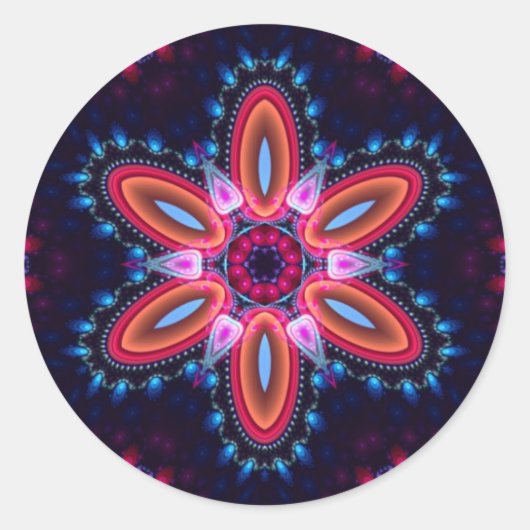 Groovyデリカステッカー ラウンドシール (正面)