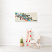 Groovyハッピーバースデーバナー 横断幕 (インサイチュ)