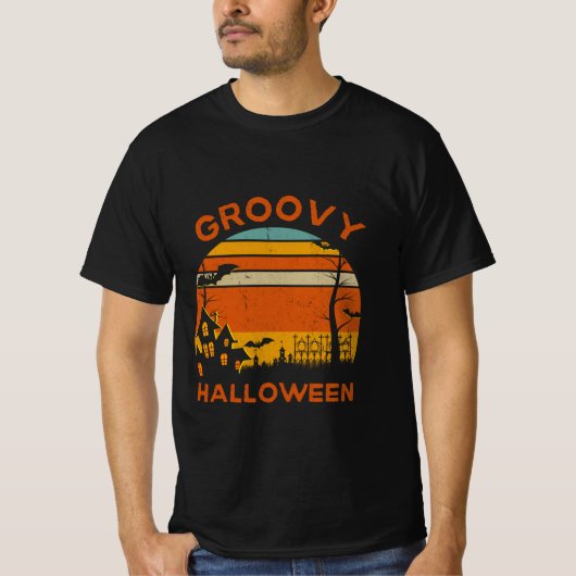 「Groovyハロウィーンビベス – 限定版Tee Tシャツ (正面)