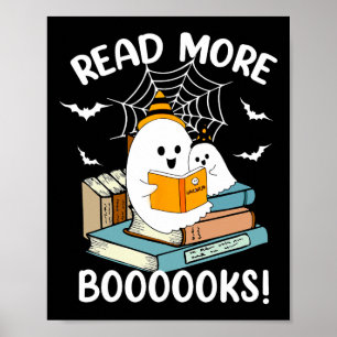 Groovyハロウィーン幽霊読もっとブーオークスライブラリア ポスター