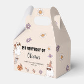 Groovyハロウィーン誕生日パーティー フェイバーボックス (正面サイド)