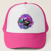 Groovyハワイアンサーファー1960のレトログラフィックハット キャップ (正面)