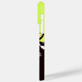 Groovyハワイアンサーファー1960sレトログラフィックライム Case-Mate iPhoneケース (裏面 / 左)